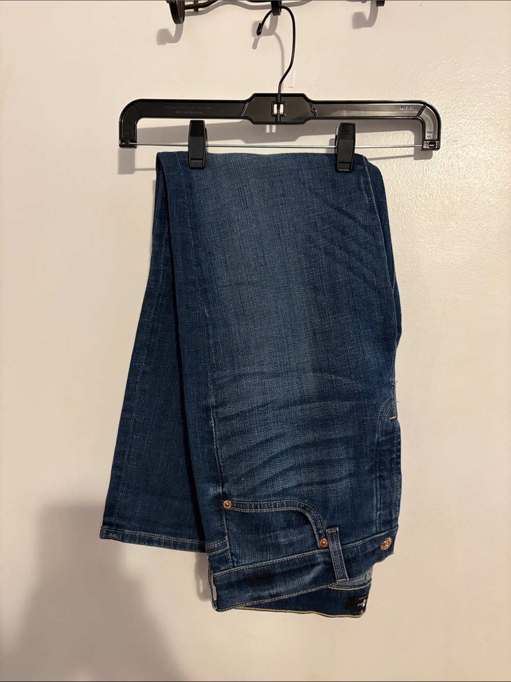 7 For All Mankind Josefina Button Fly Boyfriend Slim Fit Jeans 27 - Picture 7 of 10